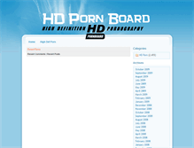 Tablet Screenshot of hdpornboard.com